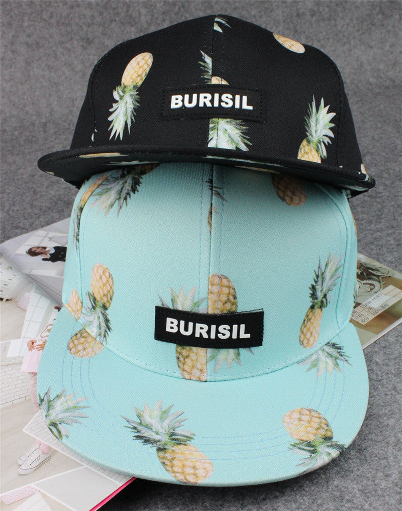 2017 Hot Cool Bone pineapple fruit Hat Snapback Cap