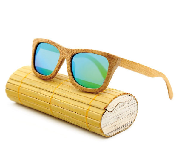 Bamboo Retro Vintage Glasses